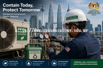 refrigerant containment emission prevention Malaysia DOE