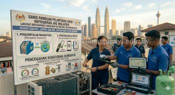 refrigerant emission leak prevention Malaysia DOE