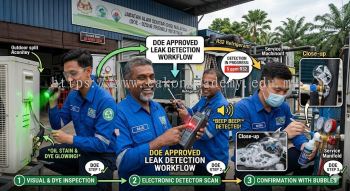 DOE approved leak detection methods refrigerant