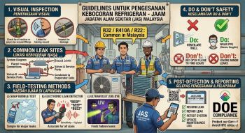 refrigerant leak detection guidelines Malaysia DOE