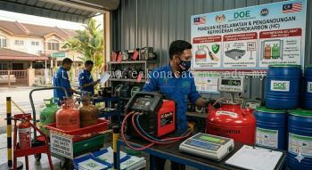 hydrocarbon refrigerant containment safety Malaysia