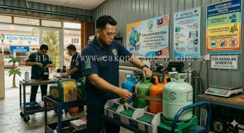 refrigerant cylinder containment safety Malaysia