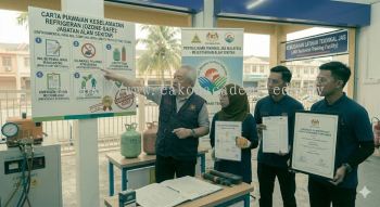 certified refrigerant safety standards Malaysia DOE