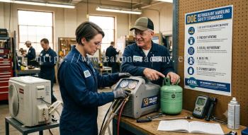 DOE refrigerant handling safety standards