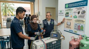 HVAC refrigerant safety standards Malaysia DOE