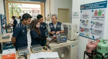 refrigerant handling safety guidelines Malaysia DOE