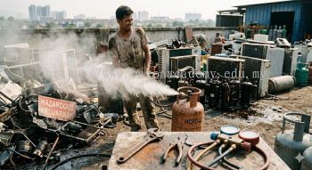 environmentally dangerous refrigerant handling procedures