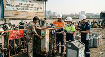 hazardous HVAC refrigerant handling Malaysia