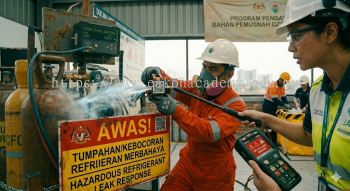 hazardous refrigerant leak response Malaysia