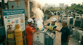 HVAC hazardous refrigerant safety standards Malaysia