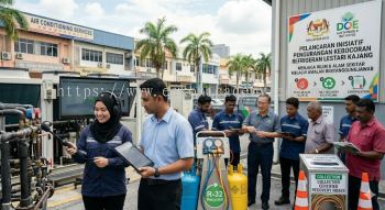 refrigerant leak reduction sustainable Malaysia DOE