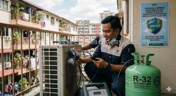 HVAC ozone safe refrigerant Malaysia DOE