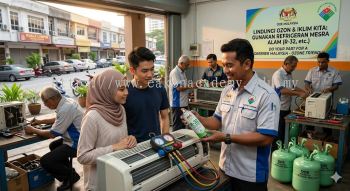 low ozone impact refrigerant Malaysia DOE