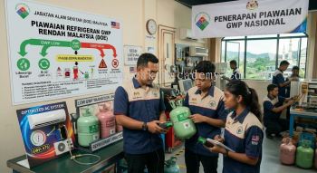 HVAC low GWP refrigerant standards Malaysia DOE