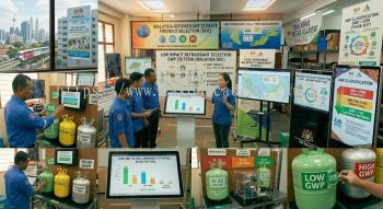 low impact refrigerant selection Malaysia DOE