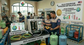 refrigerant global warming mitigation Malaysia DOE