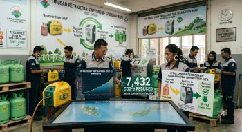 refrigerant recycling climate impact Malaysia DOE