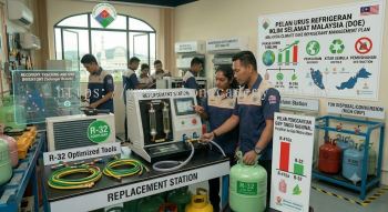 refrigerant replacement high GWP gases Malaysia