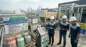 industrial cooling system refrigerant compliance Malaysia
