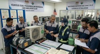 refrigerant certification course Malaysia DOE
