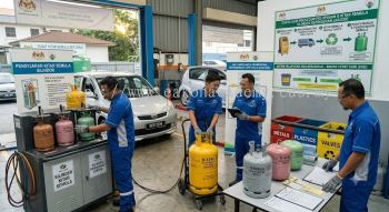 refrigerant cylinder recycling procedures Malaysia