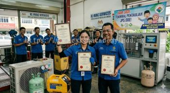 refrigerant recycling certification Malaysia DOE