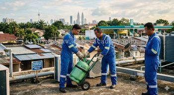 refrigerant cylinder safe handling Malaysia