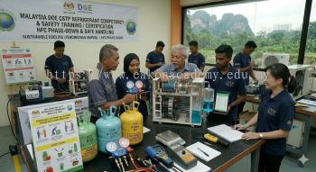 CSTP refrigerant recovery training Malaysia DOE