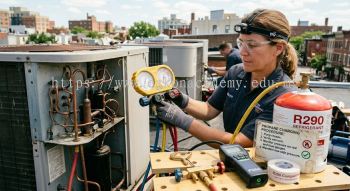 propane refrigerant handling procedures