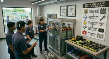 R290 cylinder storage safety