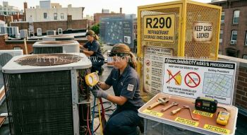 flammable refrigerant safety R290