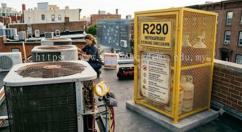 R290 refrigerant storage requirements