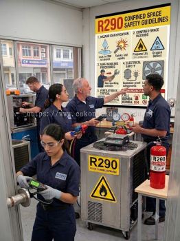 R290 confined space safety