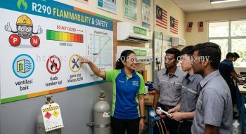 R290 flammable refrigerant safety