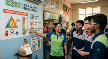 R290 leak safety procedures