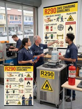 R290 safe charging practices