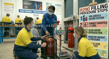 propane refrigerant filling procedure