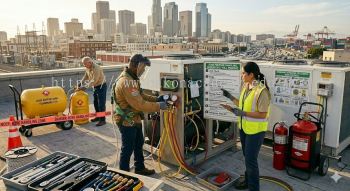 propane refrigerant industrial handling procedures