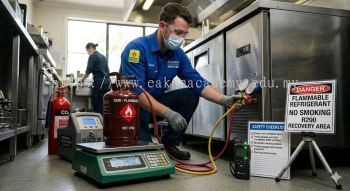 propane refrigerant recovery procedure