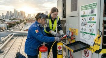 propane refrigerant safety workflow