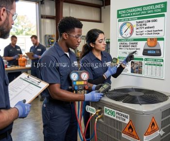 R290 charging pressure guidelines