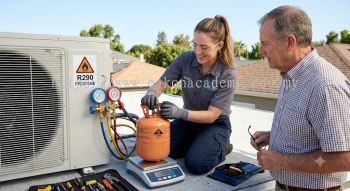 R290 HVAC charging procedure