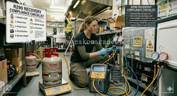 R290 flammable refrigerant recovery procedure