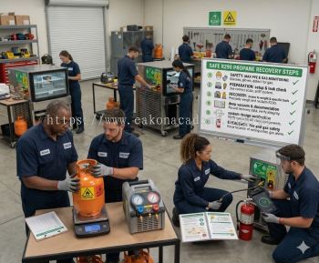 R290 recovery system procedures