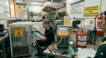 R290 refrigerant reclaim and reuse