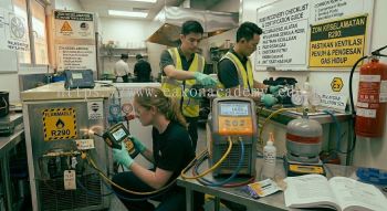propane refrigerant leak detection methods