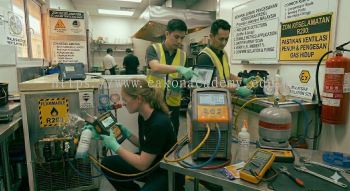 R290 gas leak detection procedures