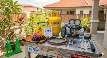 R290 installation tools and equipment