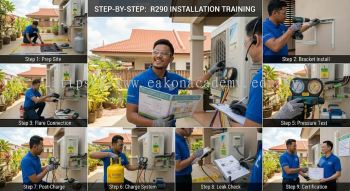 R290 installation training procedures