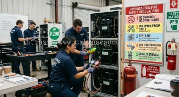 hydrocarbon refrigerant fire safety regulations
